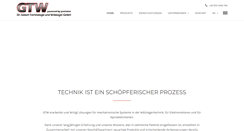 Desktop Screenshot of gtwgmbh.com